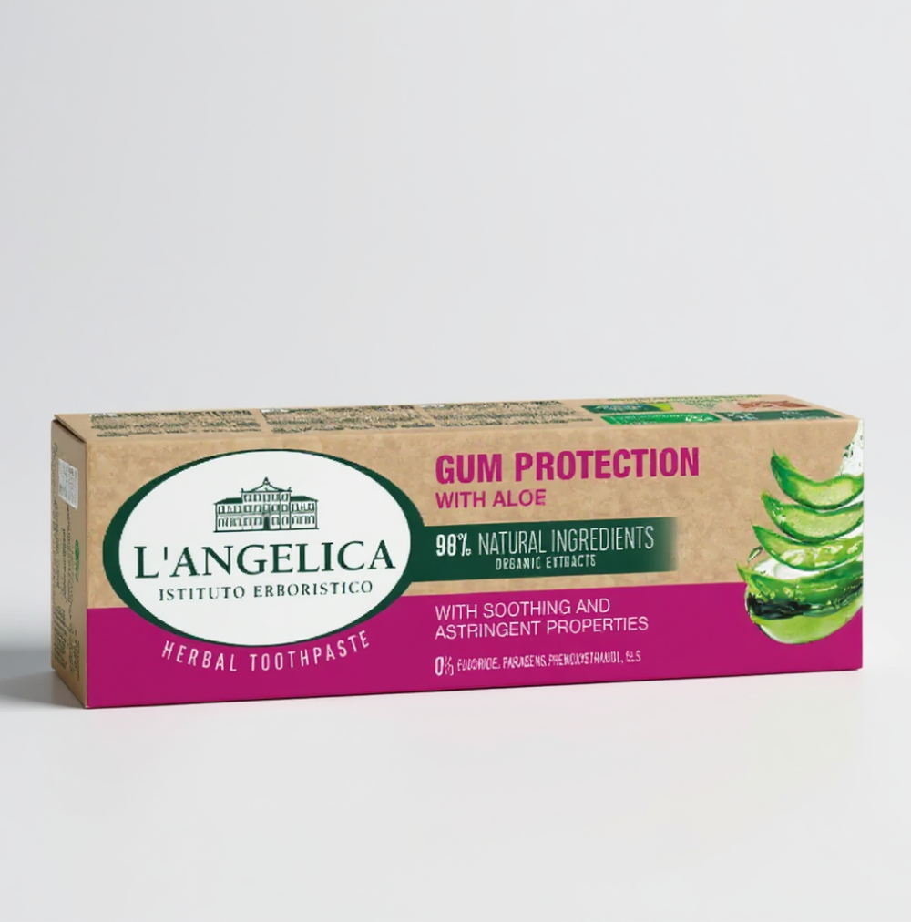 L`Angelica Aloé Vera Dentífrico Proteção Gengival 75ml